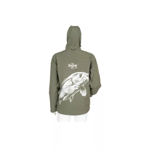 Carp Zoom Softshell kapucnis zöld 3XL kabát