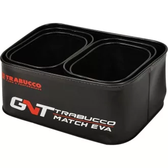   Trabucco Gnt Match EVA Groundbait Mini 1+4 etetőanyag tartó szett etetőanyag-keverő edény