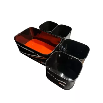   Trabucco Ultra Dry Bait System 4 részes csali tartó EVA tárolótáska 38 × 24 × 15 cm