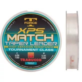   Trabucco T-Force XPS Match Taper Leader távdobó 0,18–0,28 mm 10 × 15 m dobóelőke