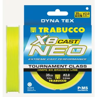   Trabucco DT X8 Neo Cast YL 0,104 mm 150 m 4,64 kg fonott főzsinór