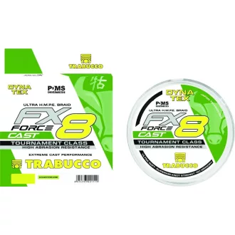   Trabucco DynaTex FX8 Force Cast Chartreuse 0,285 mm 150 m 48 lb fonott főzsinór
