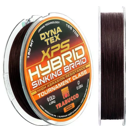 Trabucco Dyna-Tex XPS Hybrid süllyedő 0,128 mm 150 m 6,8 kg fonott főzsinór