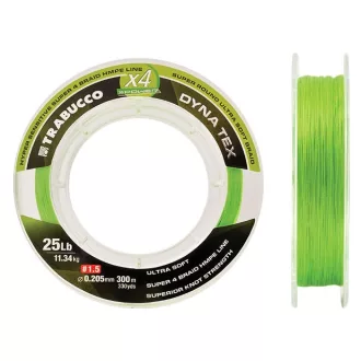   Trabucco Dyna-Tex X4 Power lime 0,128 mm 150 m sárga fonott főzsinór