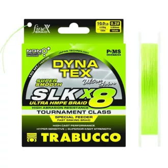   Trabucco Dyna-Tex SLK X8 Special Feeder süllyedő süllyedő 0,084 mm 150 m sárga fonott főzsinór