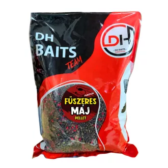   Dunai Horgászok DH Tasakos Pellet Phantom Fűszeres Máj etetőpellet