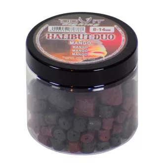   Dovit Halibut Duo (fúrt Pellet) Mangó 8–14 mm 100 g horogpellet