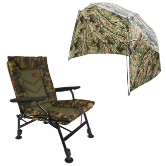 Carp Expert Comfort Camo ernyős horgászszék szett