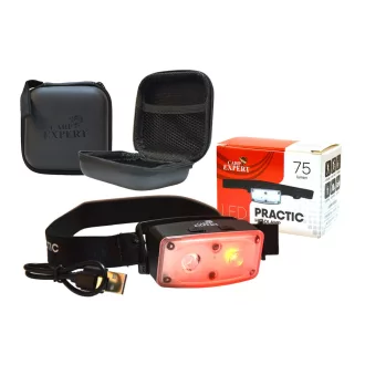   Carp Expert Practic Kemény Tokkal 70 × 35 × 35 mm fejlámpa