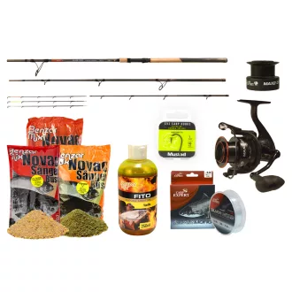   Carp Expert Silver Carp Heavy Feeder busázó szett etetőanyaggal 360 cm