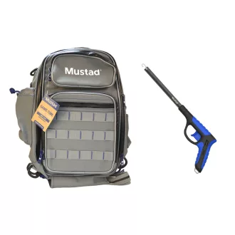   Mustad Game Time Sling Pack oldaltáska szett horogkiszedővel