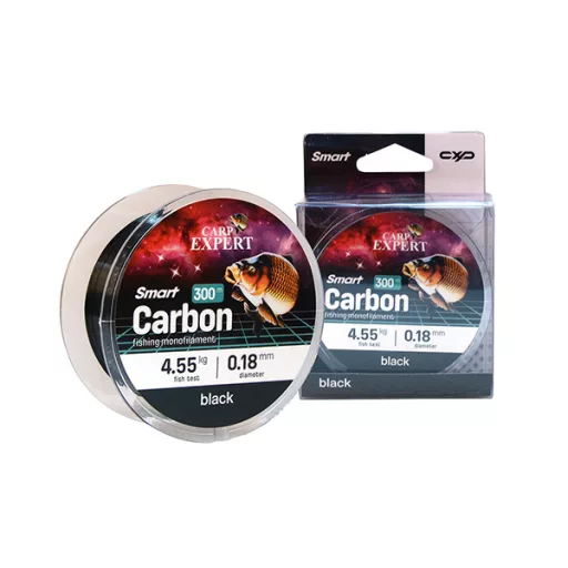Carp Expert Smart Carbon 0,18 mm 150 m 4,55 kg fekete monofil főzsinór