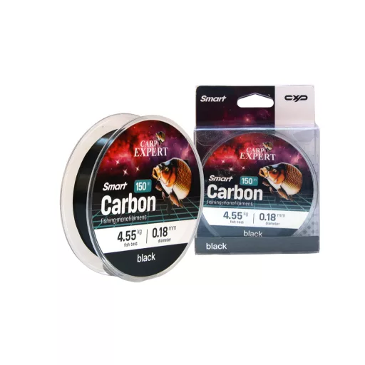 Carp Expert Smart Carbon 0,18 mm 150 m 4,55 kg fekete monofil főzsinór