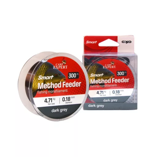 Carp Expert Smart Method Feeder Dark 0,18 mm 150 m 4,71 kg sötétszürke monofil főzsinór