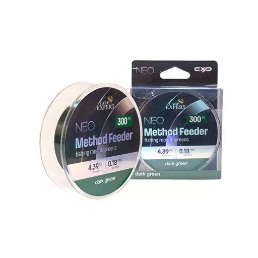 Carp Expert Neo Method Feeder Double 0,18 mm 300 m 4,39 kg sötétzöld monofil főzsinór