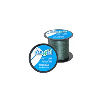 Kamasaki Super Braid 0,10 mm 1000 m zöld fonott főzsinór
