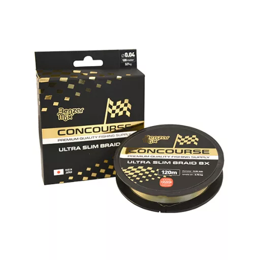 Benzár Mix Concourse Ultra Slim 8X Braid 0,04 mm 120 m fonott főzsinór