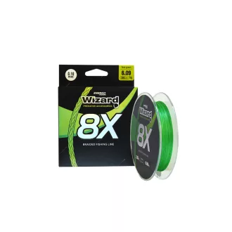 WIZARD 8X FONOTT ZSINÓR LIME GREEN 0,10 MM 6,09KG 135M