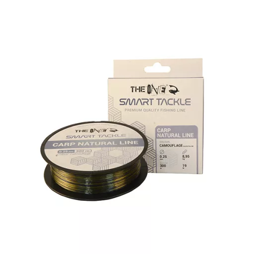 The One Carp Natural 0,25 mm 300 m 19 lb terepmintás monofil főzsinór
