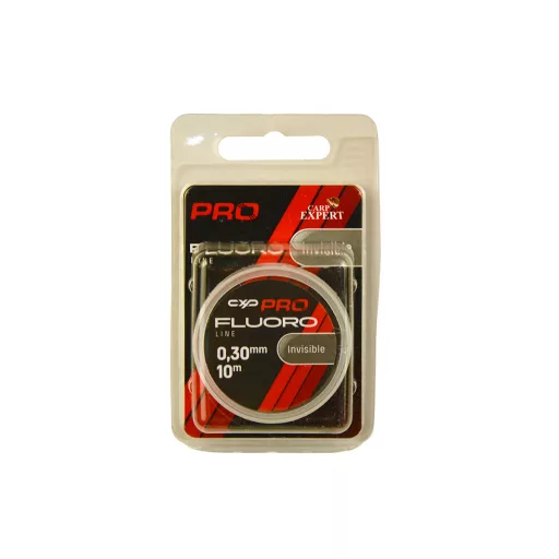 Carp Expert Pro Invisible Fluorocarbon 0,30 mm 10 m átlátszó fluorocarbon zsinór