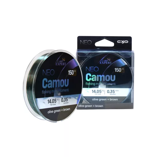 Carp Expert Neo 150MOLIVE Geen + 0,20 mm 150 m 6,226 kg terepmintás / zöld / barna monofil főzsinór
