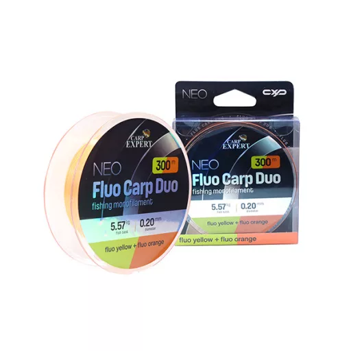Carp Expert Neo Fluo Carp Duo 300MFLUO + 0,20 mm 300 m 5,57 kg fluo narancssárga / fluo sárga monofil főzsinór