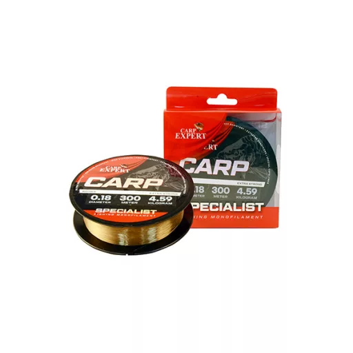 Carp Expert Specialist Carp 0,18 mm 300 m 4,59 kg barna monofil főzsinór