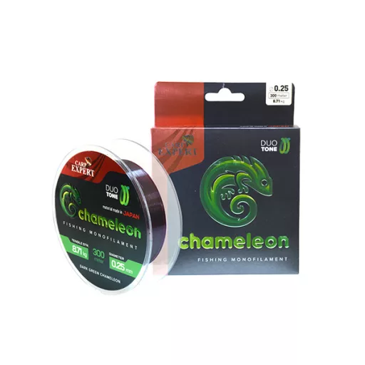 Carp Expert Chameleon Shiny 0,20 mm 300 m 5,22 kg sötétzöld monofil főzsinór