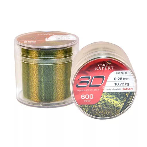 Carp Expert 3D 0,20 mm 600 m 5,31 kg monofil főzsinór