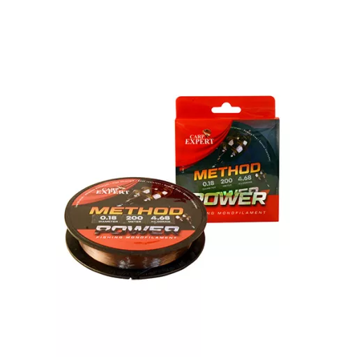 Carp Expert Power Method Feeder 0,18 mm 200 m barna monofil főzsinór