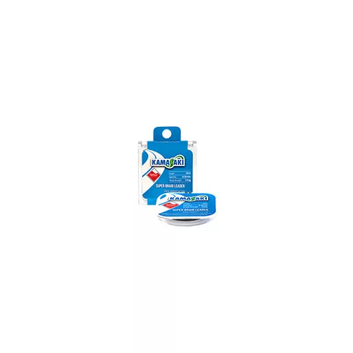 Kamasaki Super Braid Leader 0,10 mm 10 m 7,4 kg szürke fonott előkezsinór