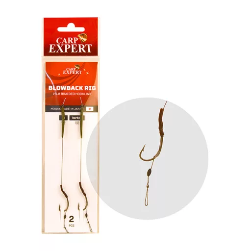 Carp Expert Blowback szakállas előkötött horog