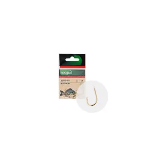   Kamasaki Carbon P807 g Csomagolt 4-es arany lapkás szakállas horog 10 db/csomag
