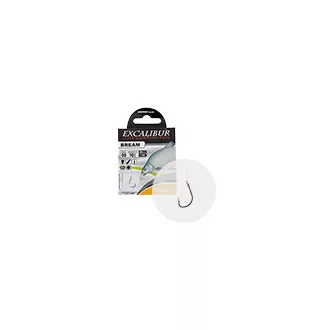   Excalibur Bream Maggot BN 6-os fekete nikkel szakállas előkötött horog