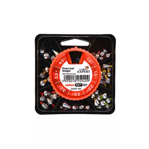 Carp Expert M betétes natúr cseppólom készlet 1–4 g 150 g