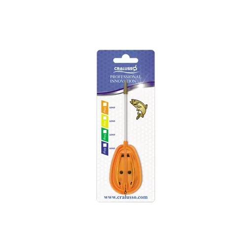 Cralusso narancssárga Rocket +Töltő method kosár szett 30 g 1+1 db