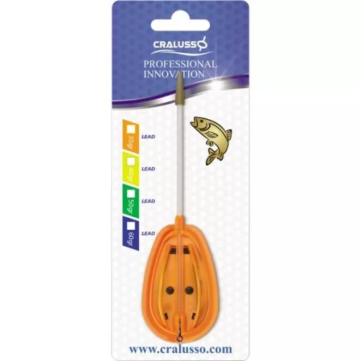 Cralusso narancssárga Rocket +Töltő method kosár szett 30 g 1+1 db