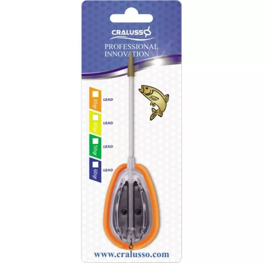 Cralusso víztiszta Rocket +Töltő method kosár szett 30 g 1+1 db