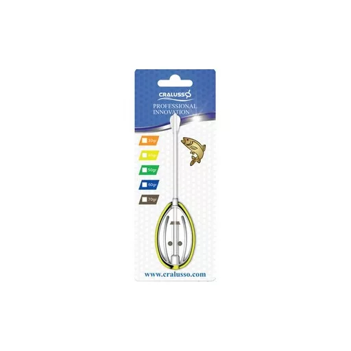Cralusso Big Rocket +Töltő fehér method kosár szett 30 g 1+1 db