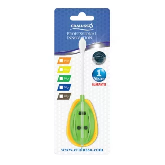   Cralusso Big Rocket +Töltő fluo zöld method kosár szett 30 g 1+1 db