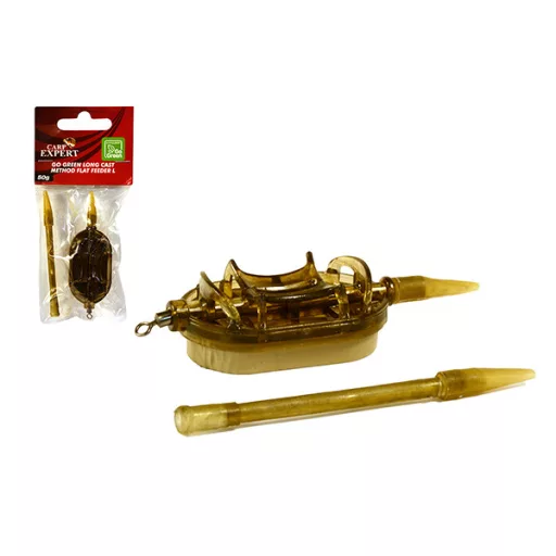 Carp Expert Go Green Long Cast L method feeder kosár 30 g