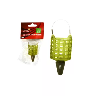 Carp Expert Go Green Bullet távdobó feeder kosár 20 g
