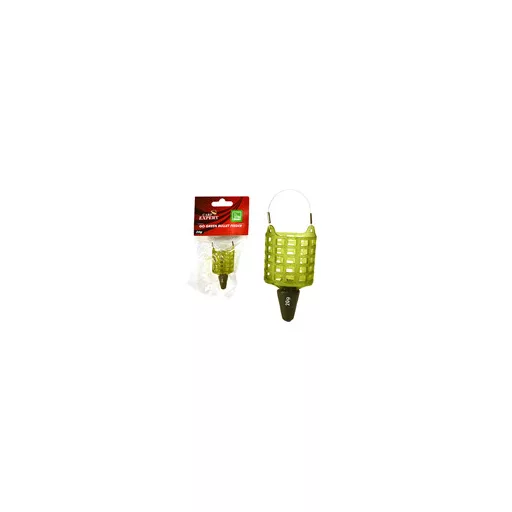 Carp Expert Go Green Bullet távdobó feeder kosár 20 g