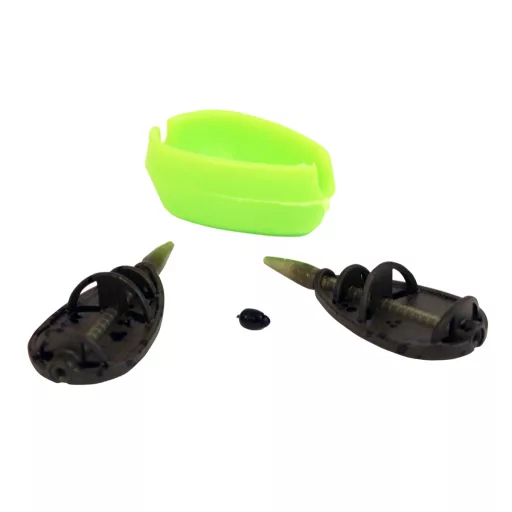 Carp Expert Pro XL tömködővel Go Green cink ötvözet method kosár szett 30 g + 30 g
