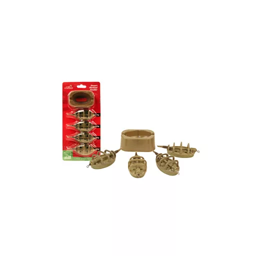 Carp Expert Smart tömködővel Go Green method kosár szett 15 g + 20 g + 25 g + 35 g