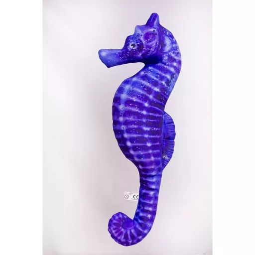 EnergoTeam csikóhal alakú párna, Baby, kék, 40 cm