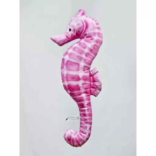 EnergoTeam csikóhal alakú párna, Baby, rózsaszín, 40 cm