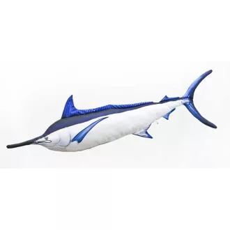 EnergoTeam fekete marlin alakú párna, 118 cm