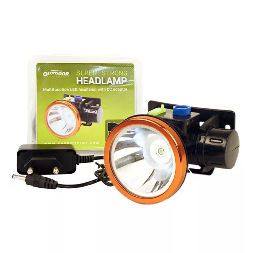 EnergoTeam Outdoor Szupererős Dc Adapterrel fejlámpa