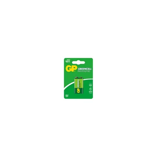 GP Batteries GP GREENCELL 9V 1604 g FÉLTARTÓS bliszteres 1 db. elem